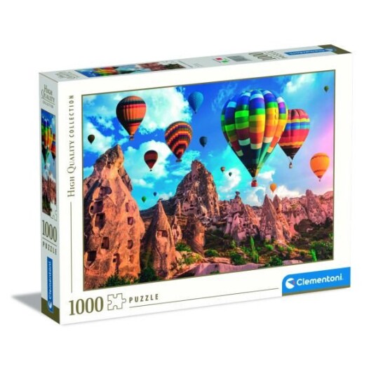Clementoni Puslespill 1000 Brikker Ballonger i Kappadokien