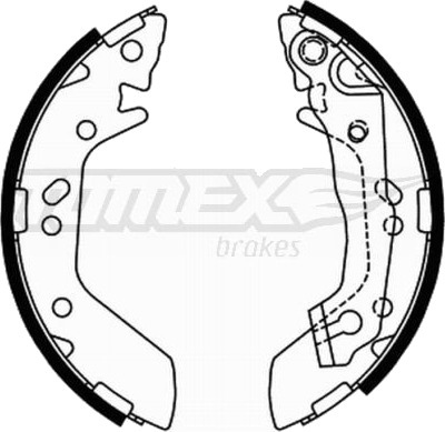 Bremsesko sett TOMEX brakes TX 21-70