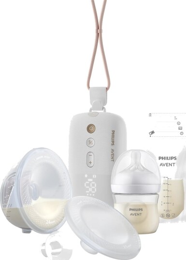 Philips Avent håndsfri brystpumpe SCF543/11 hvit