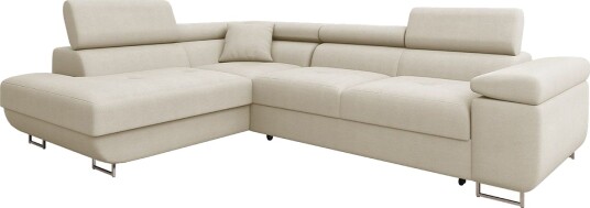 Gabina Sofa med Sjeselong 3 seter Beige