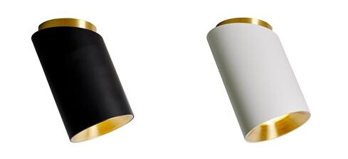 Dcw Éditions DCWéditions Tobo C85 Diag Taklampe Sort/ Hvit