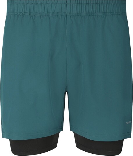Endurance Kros M 2 In 1 Shorts DARK SEA 3XL