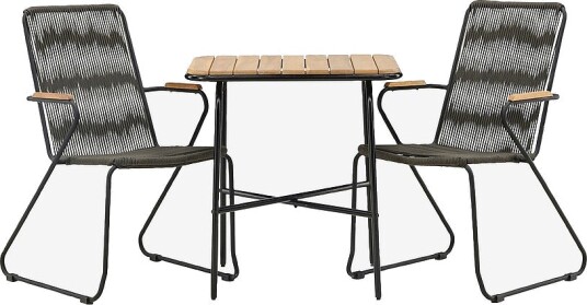 Venture Home Spisegruppe Holmbeck med 2 spisestoler Bois Natur Venture Home Spisegruppe Holmbeck med 2 spisestoler Bois Natur
