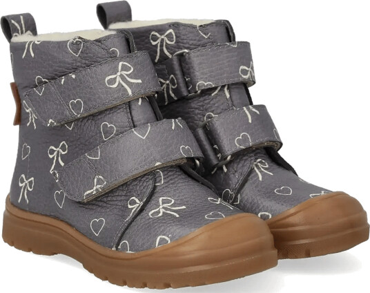ANGULUS Boots   Flat   With Velcro   Grey   26