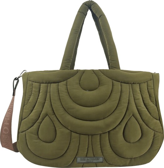 Ilse Jacobsen Quiltedbag04   Khaki green   ONE SIZE