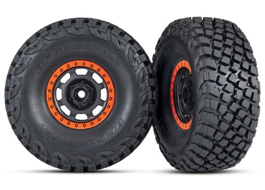 Traxxas 8472 Tires & Wheels Baja KR3/Desert Racer Beadlock 2 Traxxas 8472 Tires & Wheels Baja KR3/Desert Racer Beadlock 2