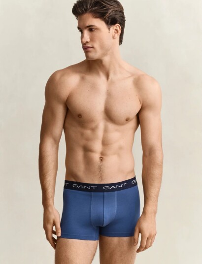 GANT Trunk 3 Pack Blue XXL GANT Trunk 3 Pack Blue XXL