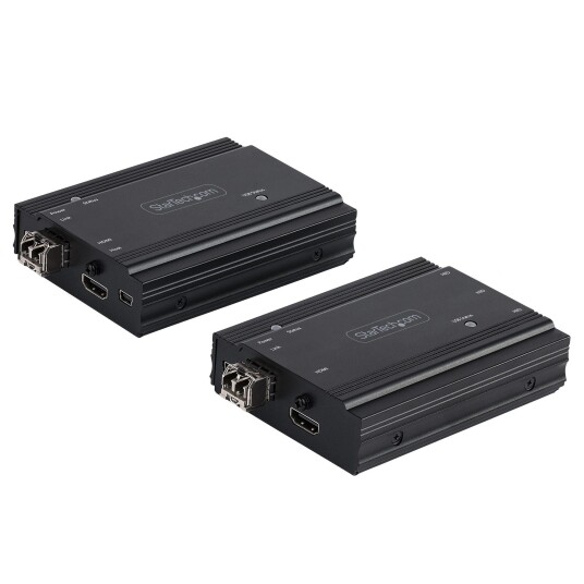 STARTECH 4K HDMI EXTENDER OVER FIBER KIT HDMI VIDEO AND USB OVER FIBER ACCS