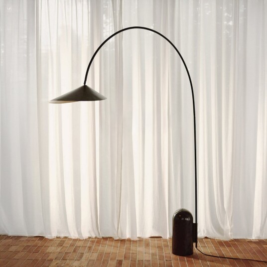Arum gulvlampe svart metall/marmor 205 cm – ferm LIVING Stue Design Med en lyskilde Arum gulvlampe svart metall/marmor 205 cm – ferm LIVING Stue Design Med en lyskilde