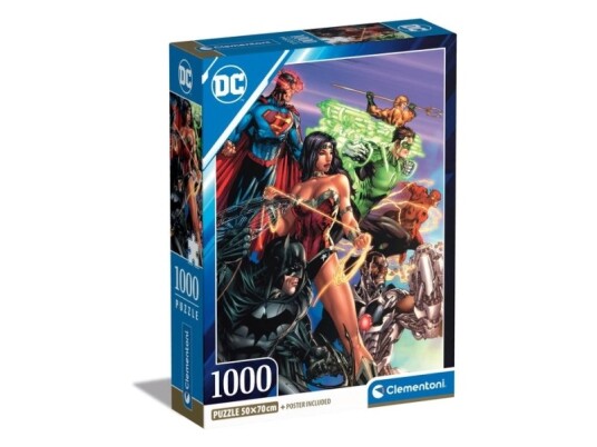 Clementoni Dc Comics 1000 Stk. Tegneserier 18 År