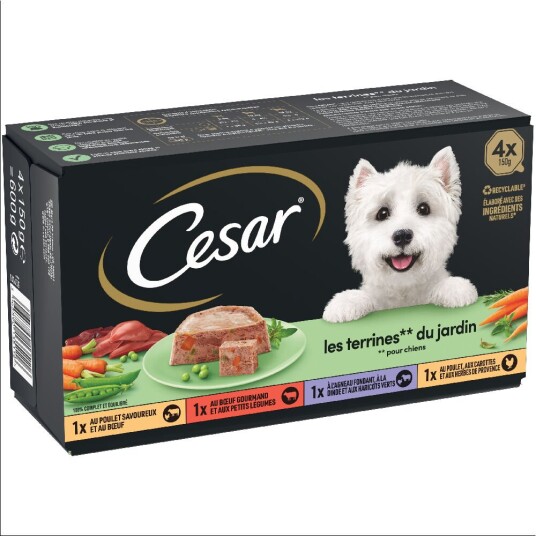 Cesar Classic Selection Blandet Pakke Hageterrine (48 X 150 G)