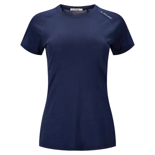 Aclima Women"s Lightwool 140 Trail Tee Navy Blazer S Aclima Women"s Lightwool 140 Trail Tee Navy Blazer S
