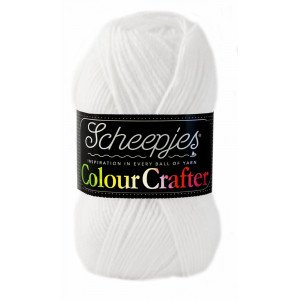 Scheepjes Colour Crafter Garn Unicolor 1001 Weert Scheepjes Colour Crafter Garn Unicolor 1001 Weert