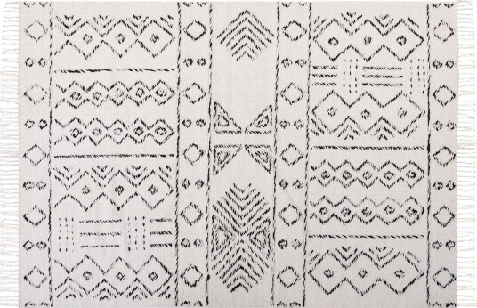 Alkent Ullteppe 160x230 cm - Svart/hvit