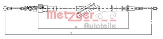 Bremsewire METZGER 10.7506