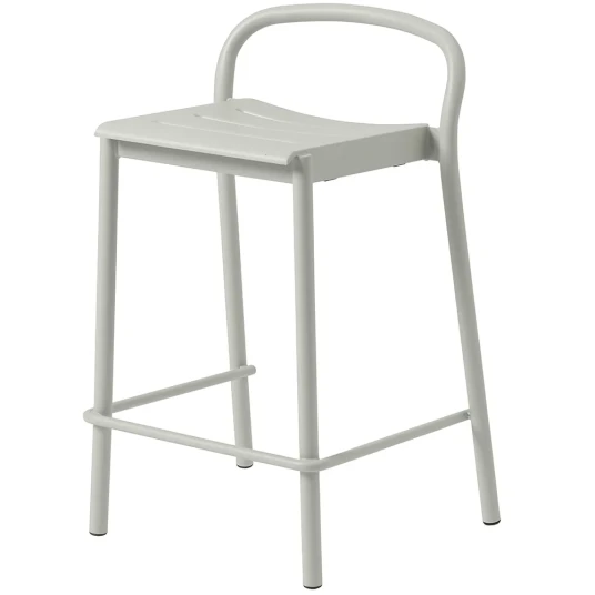 Muuto Linear Steel Lav barkrakk Grey