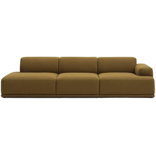 Muuto Connect Soft Modulær 3 seter Sofa Med Åpen Venstre Side Hearth 008