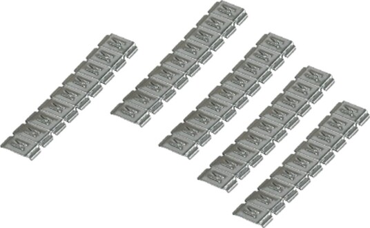Partex PKS10/5 Kabelmerking Tall, Rustfri, 50-Pakk 5 Partex PKS10/5 Kabelmerking Tall, Rustfri, 50-Pakk 5