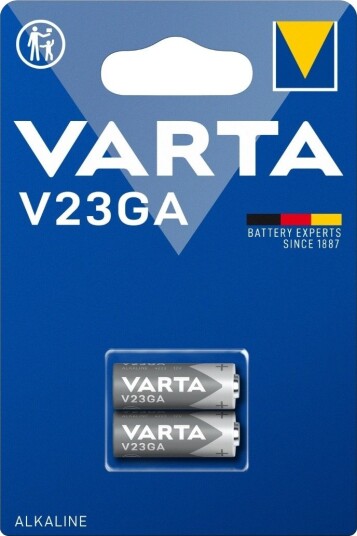 Varta V23GA Alkalisk 12V Batteri 2-pakk - 50 mAh