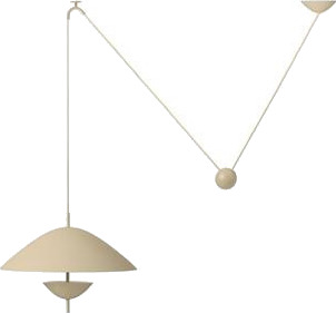Ferm Living Lod Taklampe Cashmere
