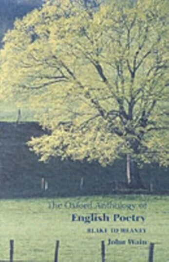 The Oxford Anthology Of English Poetry Volume Ii The Oxford Anthology Of English Poetry Volume Ii