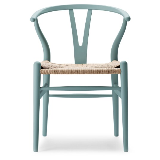 Carl Hansen & Søn CH24 Y-Stolen Soft Pewter / Snør / Mars