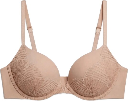 Calvin Klein Push Up Plunge Beige 70 A