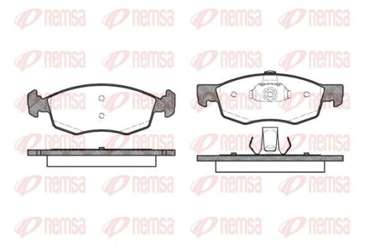 Bremseklosser REMSA 0172.30 Bremseklosser REMSA 0172.30