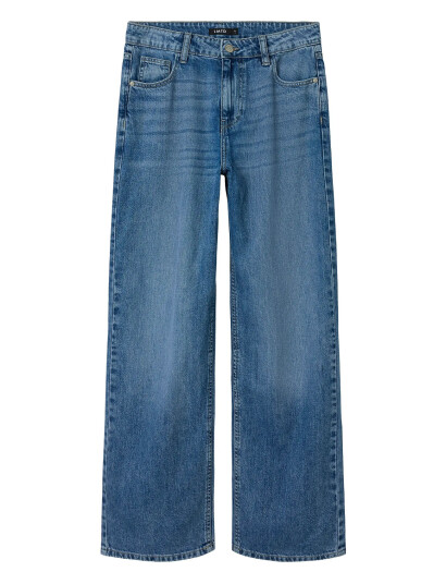 LMTD Nlmbex Dnm R Straight Pant Noos Blue 128
