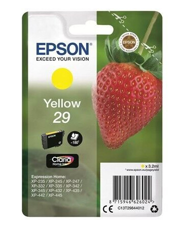 Epson 29 - Blekkpatron Yellow