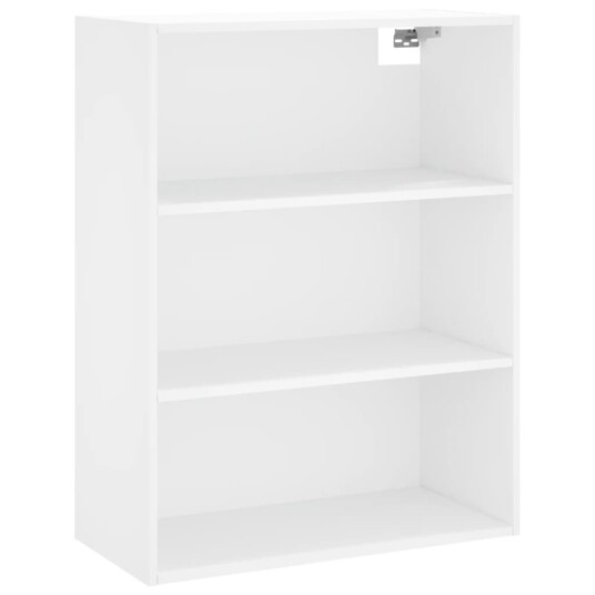 vidaXL Highboard hvit 69,5x34x180 cm konstruert tre 8720845926366