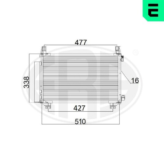 Kondensator ERA 667185 Kondensator ERA 667185