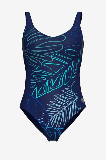 Arena   Badedrakt Women's Swimsuit Mia Wing Back   Blå