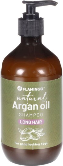 Flamingo Sjampo Natural Argan Oil til Langhåret Pels 500ml