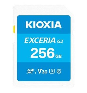 Kioxia EXCERIA G2 SD 100MB/s 256GB Kioxia EXCERIA G2 SD 100MB/s 256GB