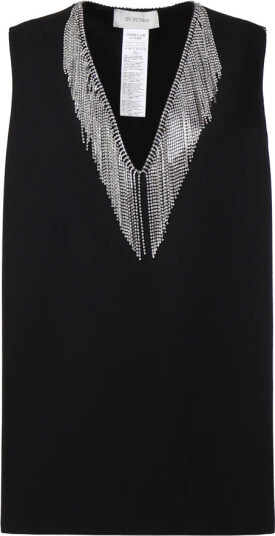 Sportmax Dame Topper Svart S,