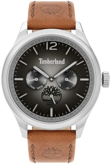 Timberland Herreklokke TBL15940JS.13 Saugus Grå/Lær Ø45 mm