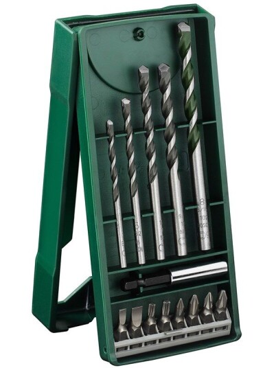 Bosch Mini X-Line 14-delers Borsett for Skrutrekker og Bor