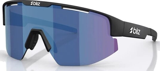 Bliz Matrix XX-Small sykkelbriller matt svart/smoke/blue multi