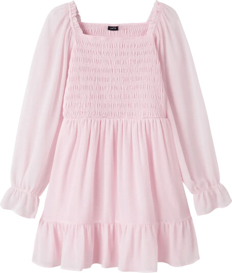 LMTD Nlfheave Ls Short Dress Pink 176