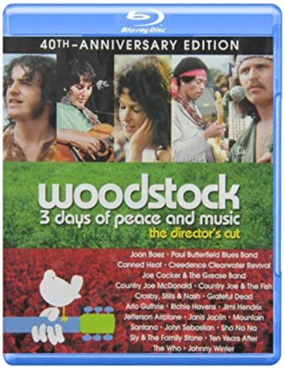 Woodstock: 3 Days Of Peace & Music Bluray