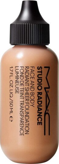 MAC Studio Radiance Foundation N3 50 ml - Vannavstøtende og Fuktighetsgivende