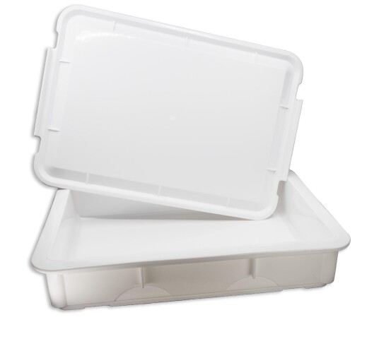 Kegland Hevekasse for pizzadeig med lokk 31x45x9,5cm