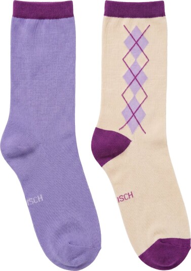Röhnisch 2 Pack Argyle Socks Golfsokker Orchid Bloom Röhnisch 2 Pack Argyle Socks Golfsokker Orchid Bloom