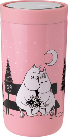 Stelton Mummi To Go Click termokopp 20 cl I Love You Stelton Mummi To Go Click termokopp 20 cl I Love You