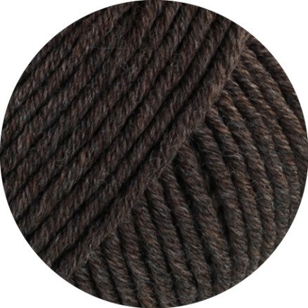Lana Grossa Cool Wool Superbig Melange Garn 219 Gråbrun Melange