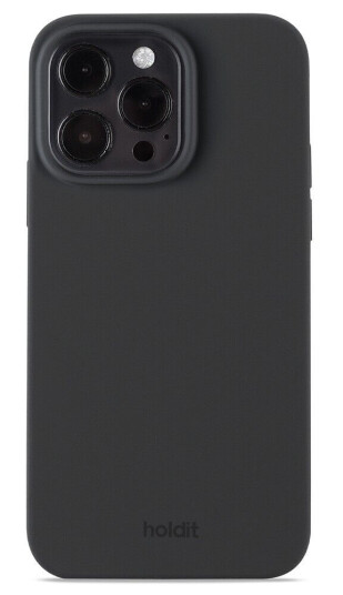 Holdit Iphone 15 Pro Max Deksel Silikon Svart