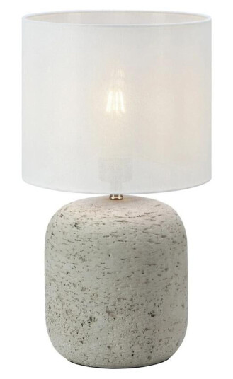Montagna bordlampe 45 Hvit/grå