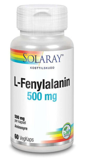 Solaray L-Fenylalanin 500 mg Solaray L-Fenylalanin 500 mg