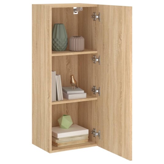 vidaXL Vegghengt TV-benk sonoma eik 40,5x30x102 cm konstruert tre 8721012255173 vidaXL Vegghengt TV-benk sonoma eik 40,5x30x102 cm konstruert tre 8721012255173